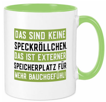 Keine Speckröllchen | Softwareentwickler PC Körperfülle Geschenkidee Humor Tasse