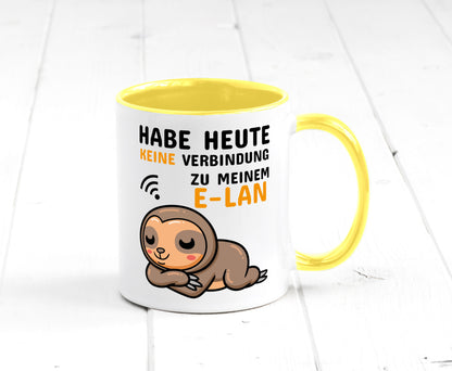 Keine Verbindung lustig Humor Geschenkidee Geschenk Tasse