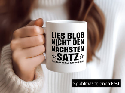 Du kleiner Rebell | Witz Tasse Jugendliche Teenager lustiger Spruch Geschenk