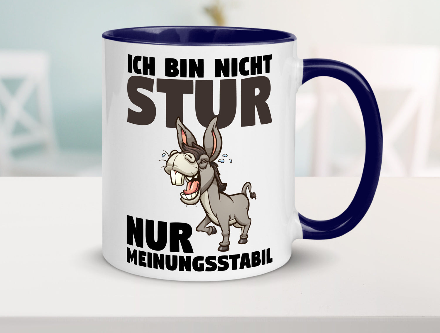 Sturer Esel | Sturkopf Tasse Dickkopf Spruch Humor lustiger Geschenk