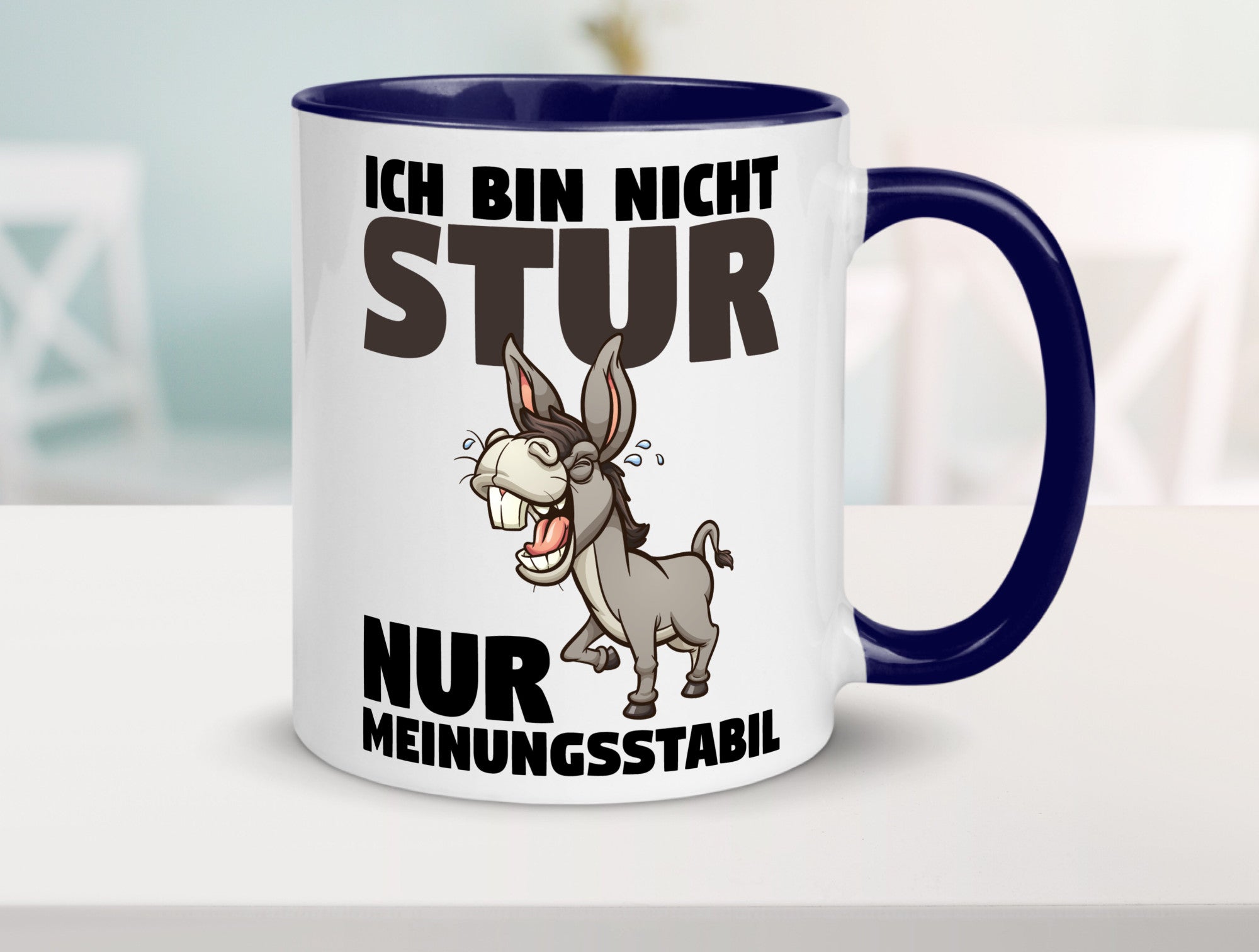 Sturer Esel | Sturkopf Tasse Dickkopf Spruch Humor lustiger Geschenk