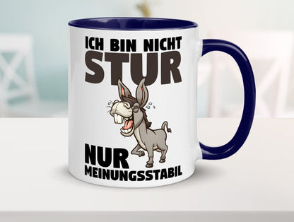 Sturer Esel | Sturkopf Tasse Dickkopf Spruch Humor lustiger Geschenk