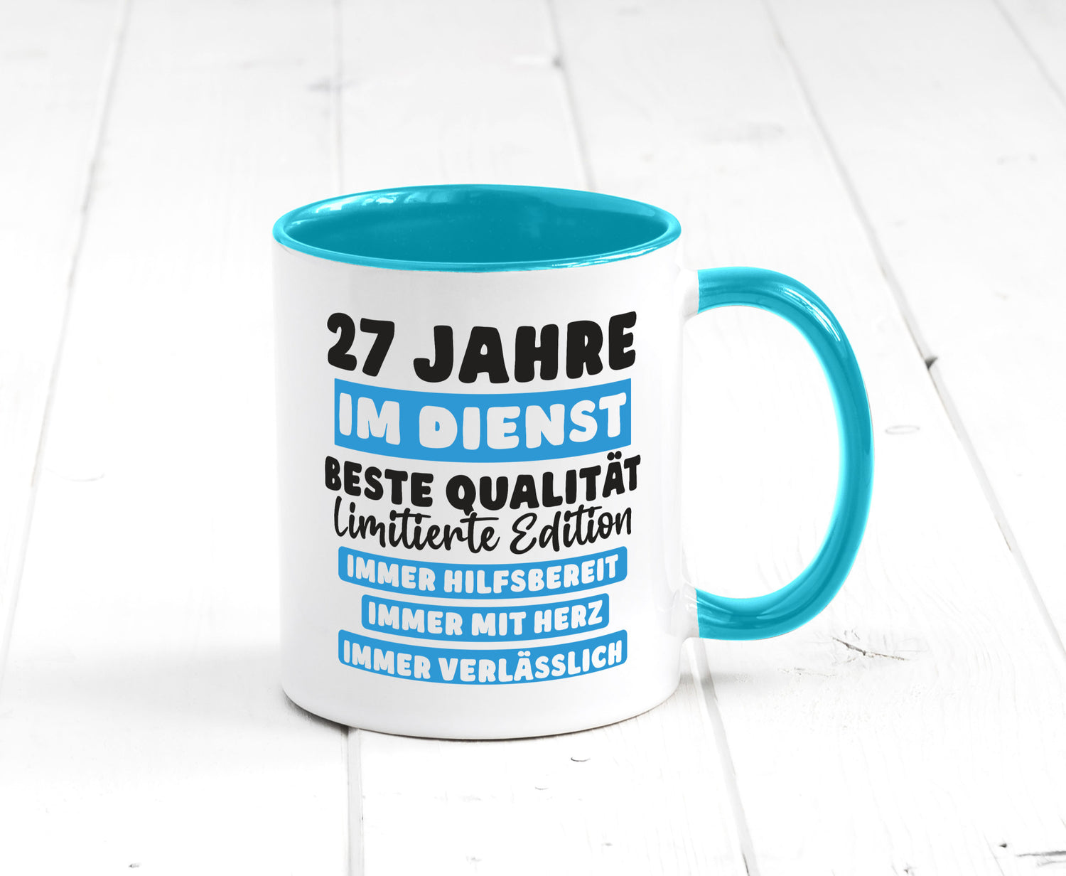 27 Jahre im Dienst | Jubiläum Arbeit v6 lustiger Spruch Geschenk Kollegen Büro