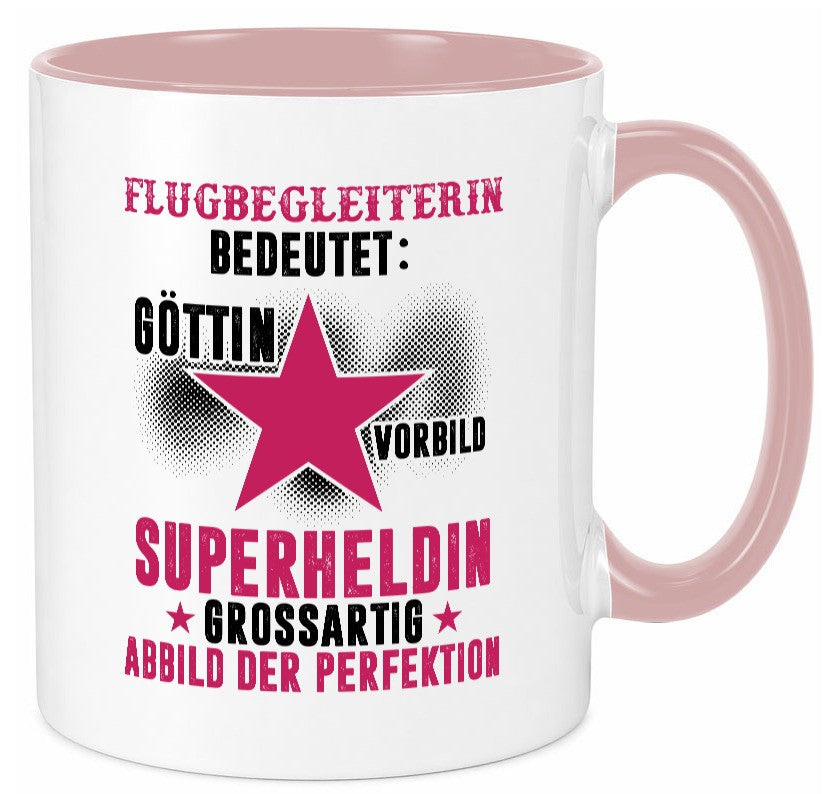 Bedeutung von Flugbegleiterin | Stewardess Flughafen Humor Geschenkidee Tasse