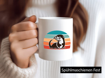 See Otter | Sunset Retro Vintage Natur lustiger Spruch Geschenk Humor