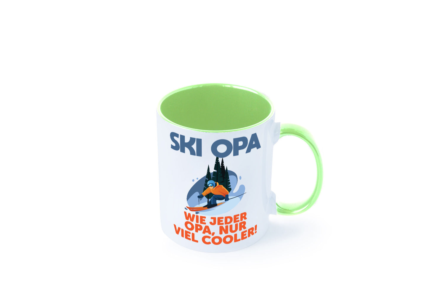 Ski Opa, normal, nur cooler | Skifahrer Bäume Schnee Geschenkidee Familie Humor
