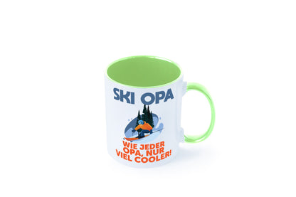 Ski Opa, normal, nur cooler | Skifahrer Bäume Schnee Geschenkidee Familie Humor