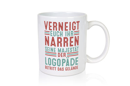 Verneigt euch: Logopäde | Sprachtherapie Geschenkidee Humor Tasse