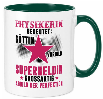 Bedeutung von Physikerin | Physik lustiger Spruch Geschenk Humor Geschenkidee Tasse