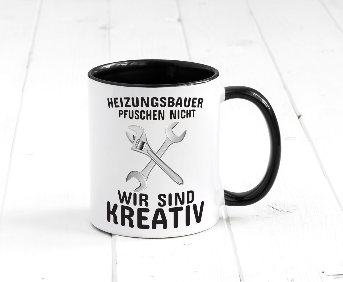 Heizungsbauer | Beruf Tasse Heizungsinstallateur lustig Arbeit Kollegen Büro