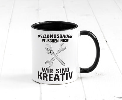 Heizungsbauer | Beruf Tasse Heizungsinstallateur lustig Arbeit Kollegen Büro