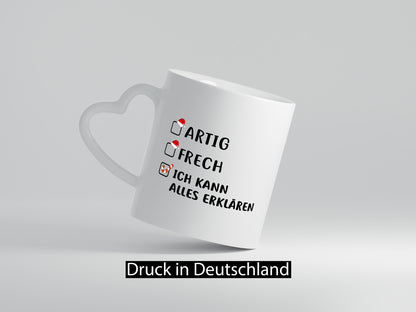 Christmas | Naughty Nice Funny Saying Gift Humor Gift Idea Mug