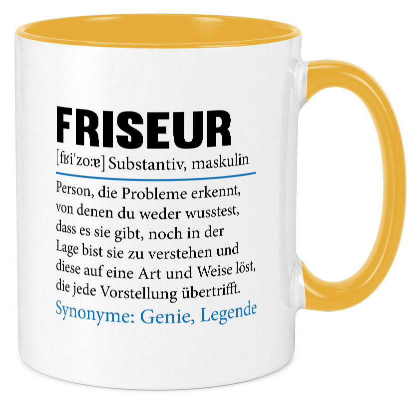 Friseur | Spruch Frisör Beruf lustig Humor Arbeit Kollegen Büro Geschenkidee
