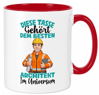 Im Universum: Architekt | Architektur Büro Humor Arbeit Kollegen Geschenkidee