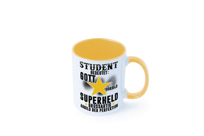 Bedeutung von Student | Universität Uni Studium Geschenkidee Humor Tasse