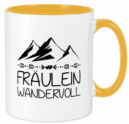 Fräulein Wandervoll | Berge Geschenkidee Humor Tasse