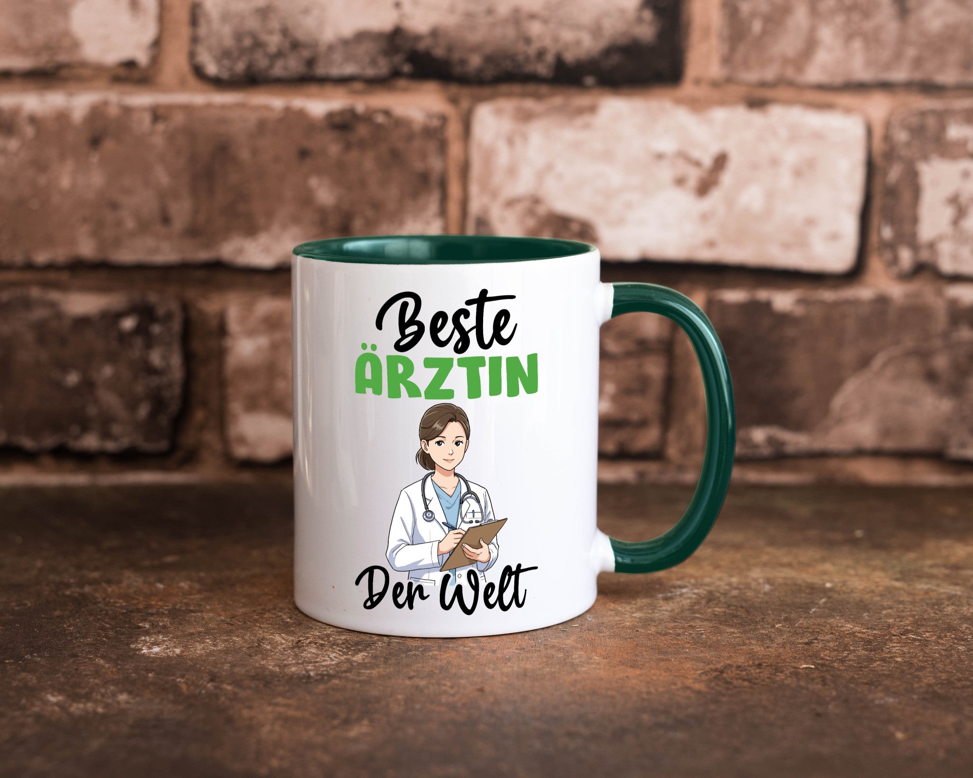 Beste Ärztin | Medizin Doktorin Fachärztin v2 Humor Geschenkidee Tasse