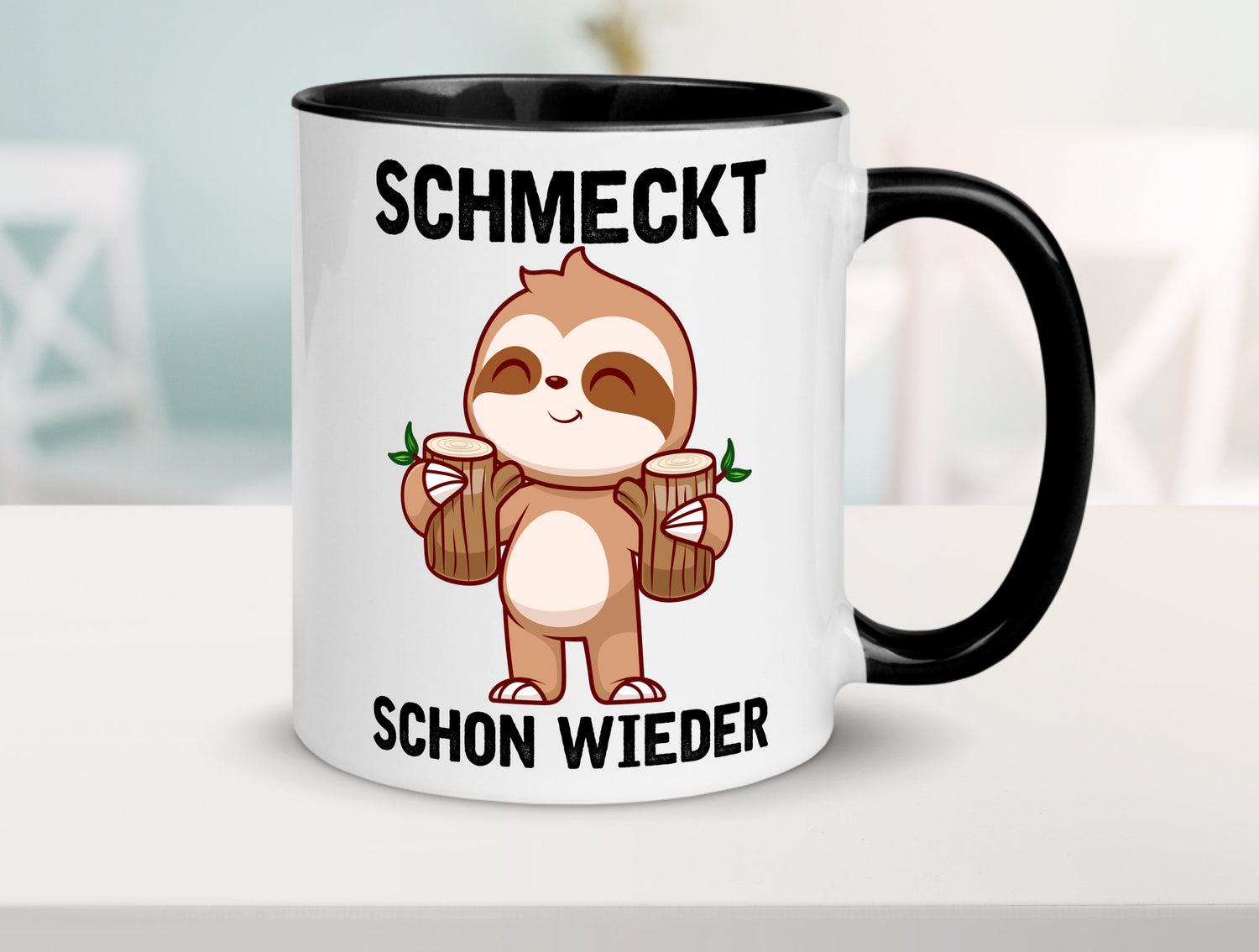 Schmeckt schon wieder | Frankfurt Hessen v2 Geschenkidee Humor Tasse
