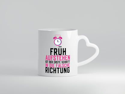 Früh aufstehen | Falsche Richtung Morgenmuffel Müdigkeit lustig Humor