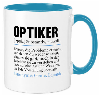 Optiker | Spruch Augenoptiker Beruf Humor v2 lustiger Geschenk Arbeit Kollegen
