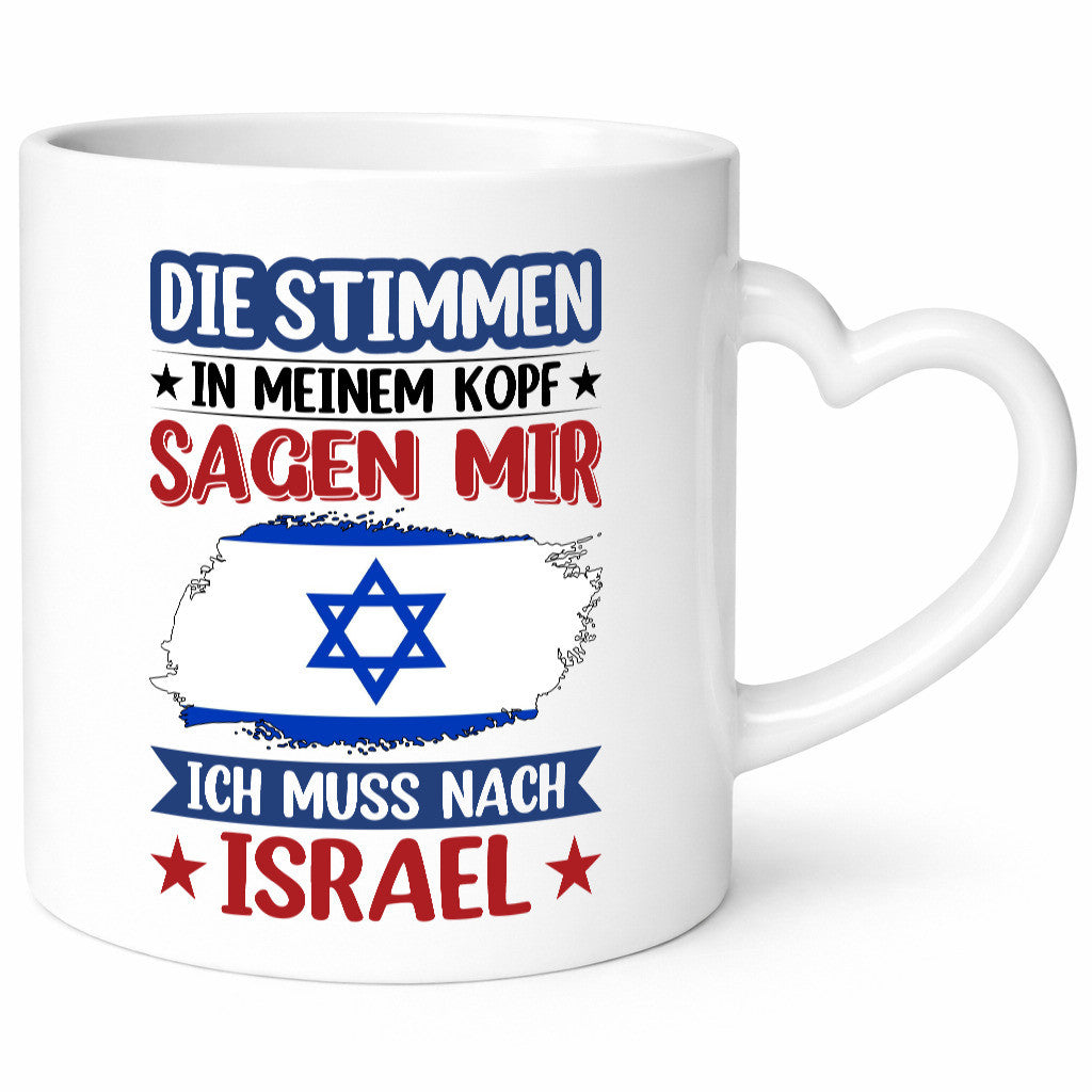 Israel | Urlaub Stimmen in meinem Kopf Traumland lustig Humor Geschenkidee