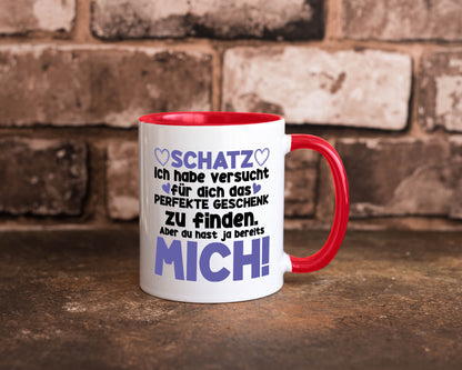 Schatz | Liebe Valentinstag Freund Freundin Herz Geschenkidee Humor Tasse