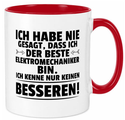 Der Beste Elektromechaniker | Mechaniker Elektrik Humor Geschenkidee Tasse