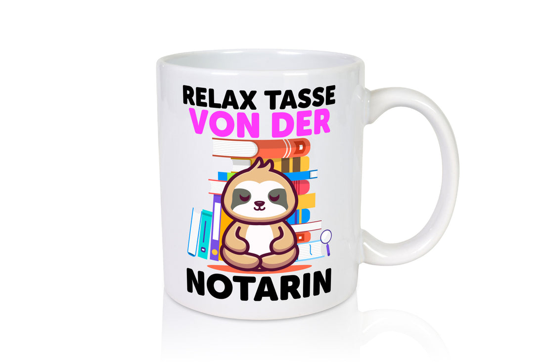 Relax Tasse: Notarin | Juristin lustig Humor Geschenkidee Geschenk Tasse