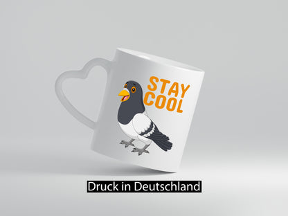 Stay Cool | coole Taube Motiv Tasse Jugendliche Humor Geschenkidee
