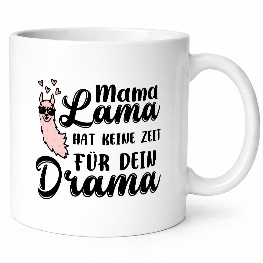 Mama Lama hat keine Zeit für Drama | Muttertag lustiger Spruch Geschenk Familie
