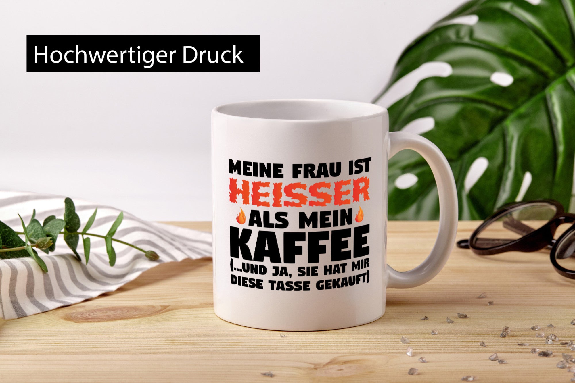 Meine heisse Frau | Ehemann Tasse Beziehung Humor lustiger Spruch Geschenk
