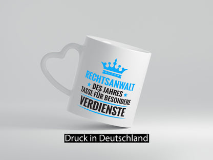 Besonderer Verdienst: Rechtsanwalt | Anwalt Jurist Geschenk Humor Geschenkidee