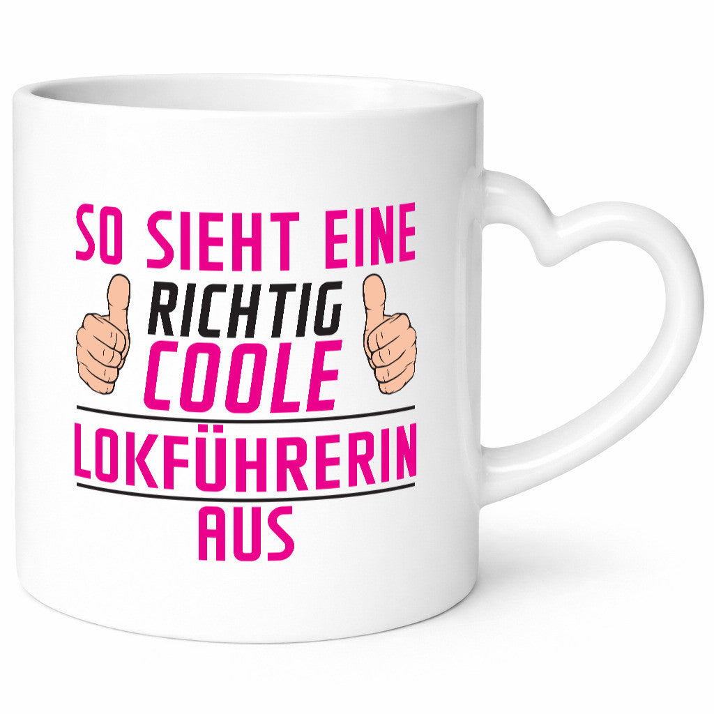 Richtig Coole Lokführerin | Zug Beruf lustiger Spruch Geschenk Arbeit Kollegen