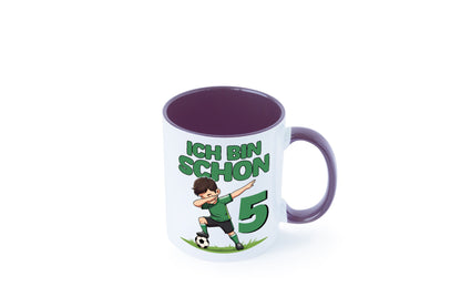 5. Geburtstag | 5 Jahre Fußballer lustiger Spruch Geschenk Geschenkidee Tasse
