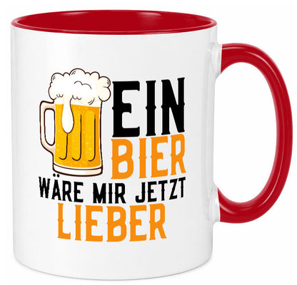 Ein Bier wäre mir jetzt lieber | Kollegen lustiger Spruch Geschenk Arbeit Büro