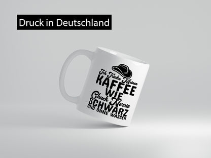Ich trinke meinen Kaffee lustiger Spruch Geschenk Humor Geschenkidee Tasse