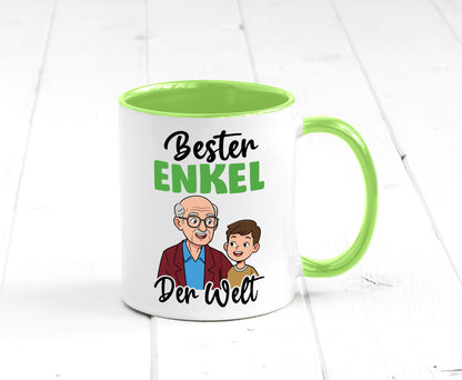 Bester Enkel | Großmutter Großvater Oma Opa lustiger Spruch Geschenk Familie
