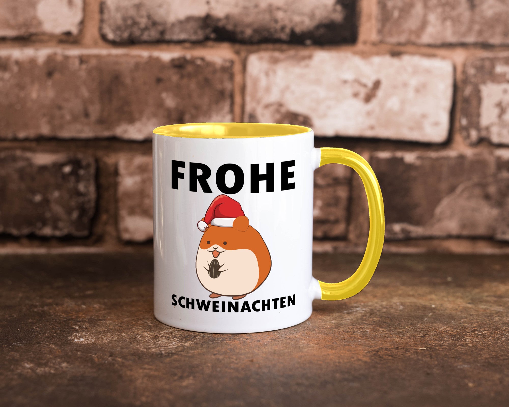 Frohe Schweinachten | Meerschweinchen Weihnachten lustiger Spruch Geschenk