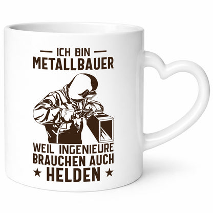 Metallbauer, Helden | Schweisser lustiger Spruch Geschenk Humor Geschenkidee
