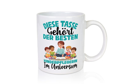 Im Universum: Kinderpflegerin | Kinder Pflegeberuf Geschenkidee Arbeit Kollegen