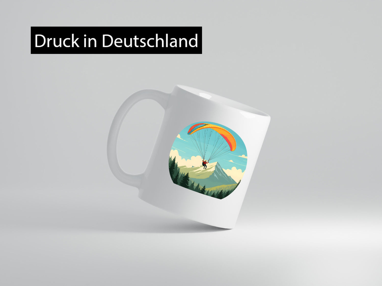 Gleitschirm | Motiv Paragleiter Gleitschirmfliegen vl9 Humor Geschenkidee Tasse