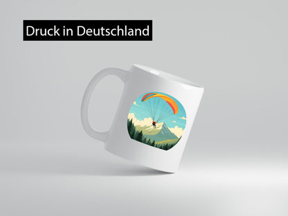 Gleitschirm | Motiv Paragleiter Gleitschirmfliegen vl9 Humor Geschenkidee Tasse