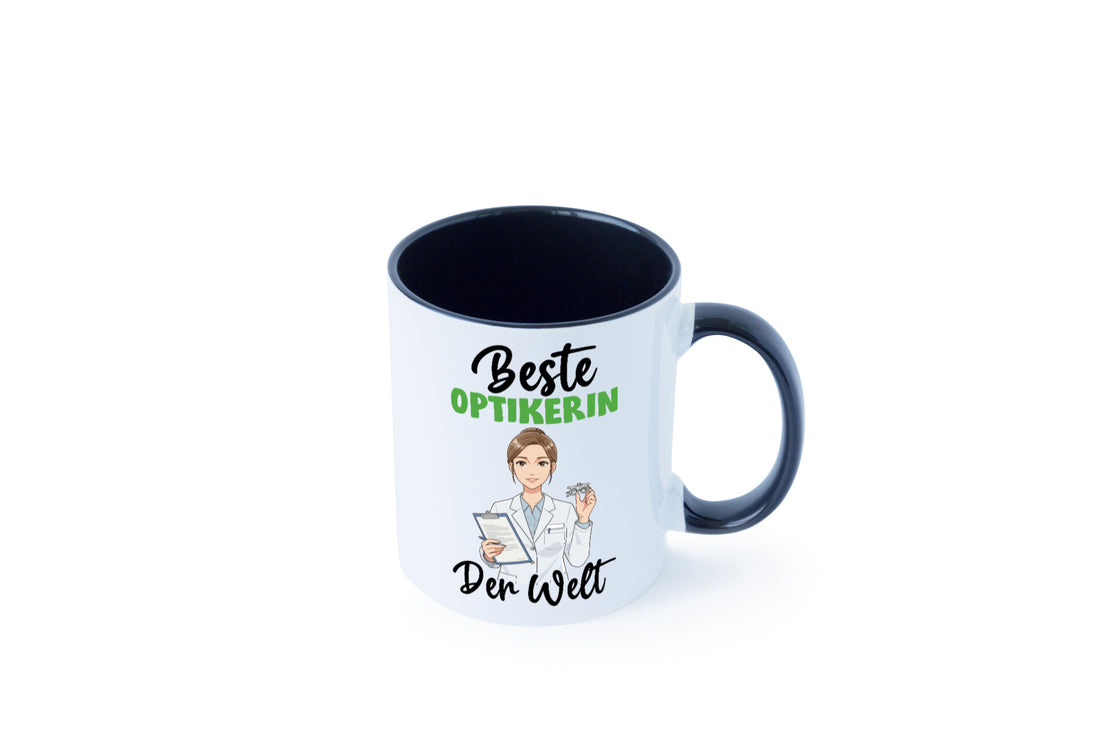 Beste Optikerin | Augenoptik v2 Geschenk Humor Geschenkidee lustiger Spruch Tasse