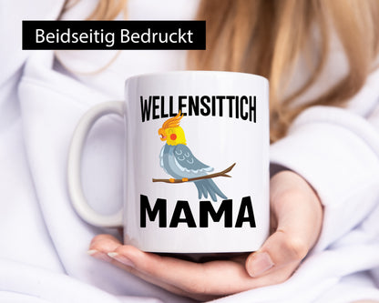 Wellensittich Mama | Vogel Muttertag Geschenk Familie Geschenkidee lustiger