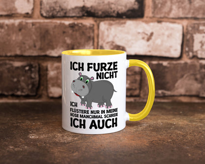 Ich furze nicht | furznilpferd v2 Humor Geschenkidee Tasse