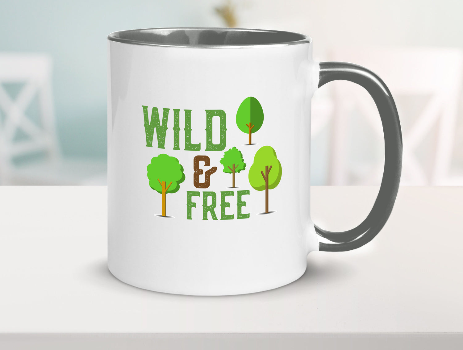 Wild and free | Freiheit Camper Hobbycamper Geschenkidee Humor Tasse