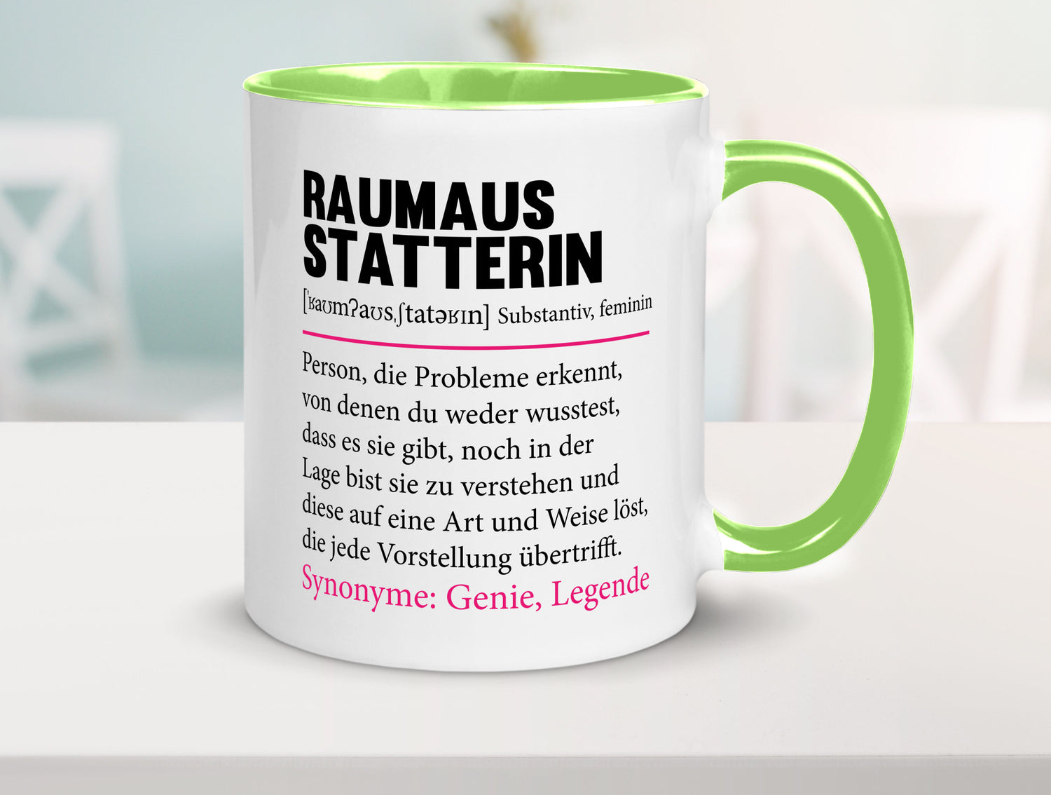 Raumausstatterin | Wohn Ausstatterin Beruf Humor Geschenk Arbeit Kollegen Büro
