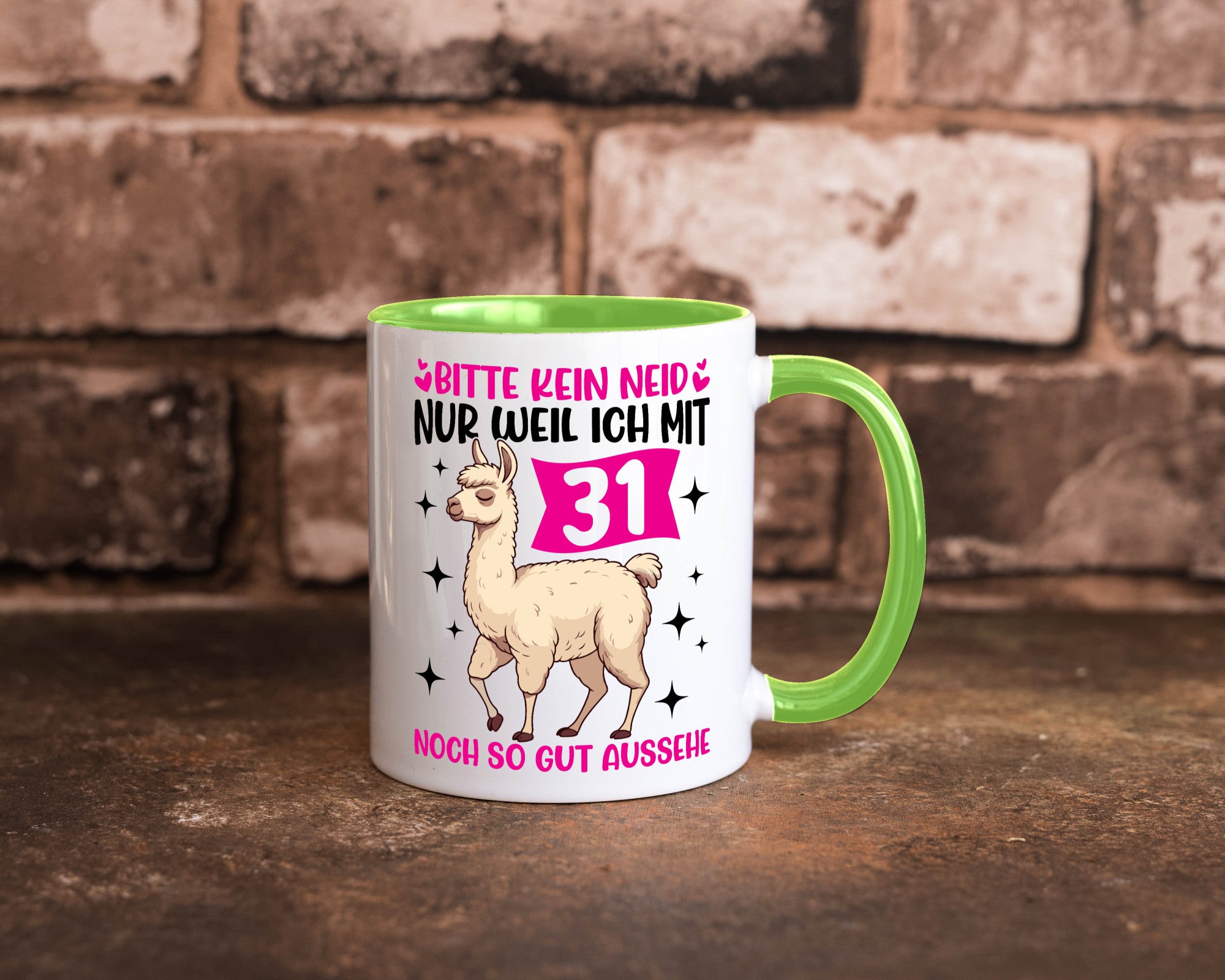 31. Geburtstag | 31 Jahre Lama gut aussehen lustiger Spruch Geschenk