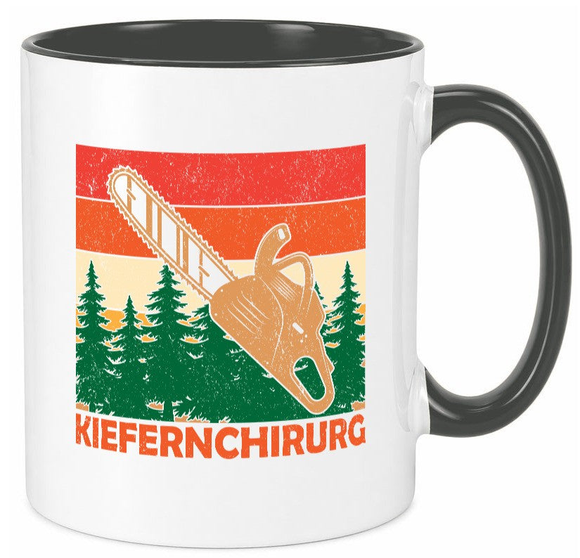 Kiefernchirurg | Kettensäge Waldarbeiter Holz Geschenk Arbeit Kollegen Büro Tasse