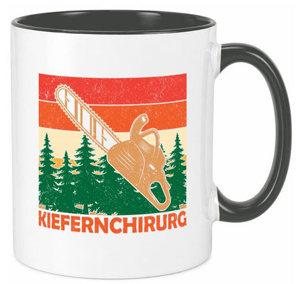 Kiefernchirurg | Kettensäge Waldarbeiter Holz Geschenk Arbeit Kollegen Büro Tasse